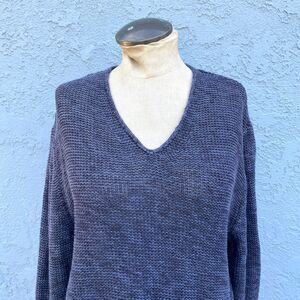 Vintage Classic LInen Sweater Womens Medium natural knit